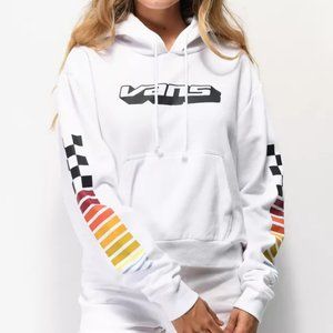 Vans Hi Perf White Crop Hoodie